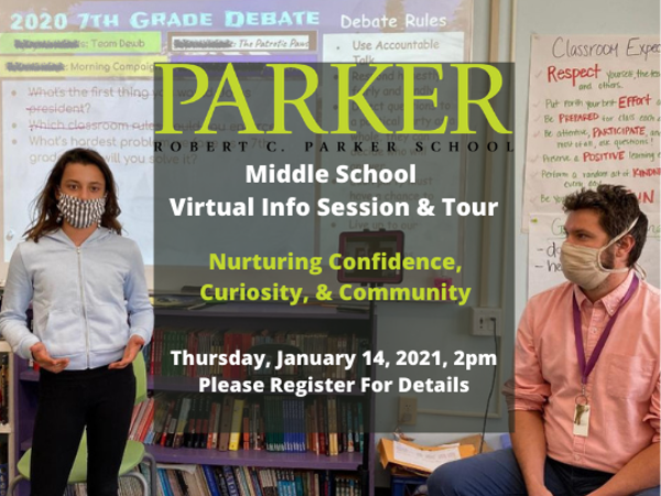 Middle School Virtual Info Session & Tour